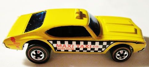 Hot Wheels Redline OLDS 442 MAXI TAXI....DECAL SET 